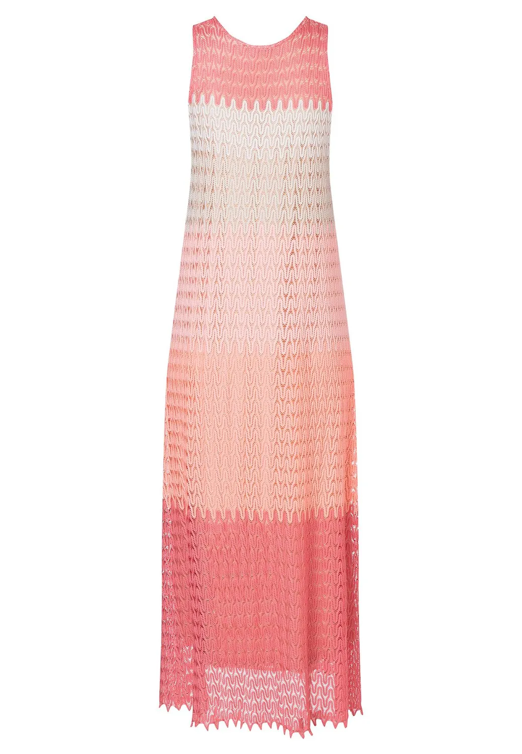 Ana Alcazar Ritoa abito midi maglia rosa
