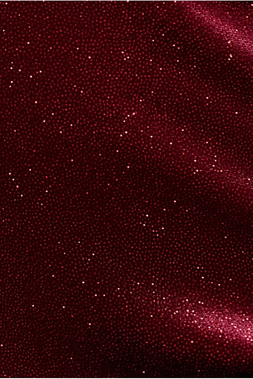 Goddiva Glitter Velvet Cowl Neck abito midi wine velluto
