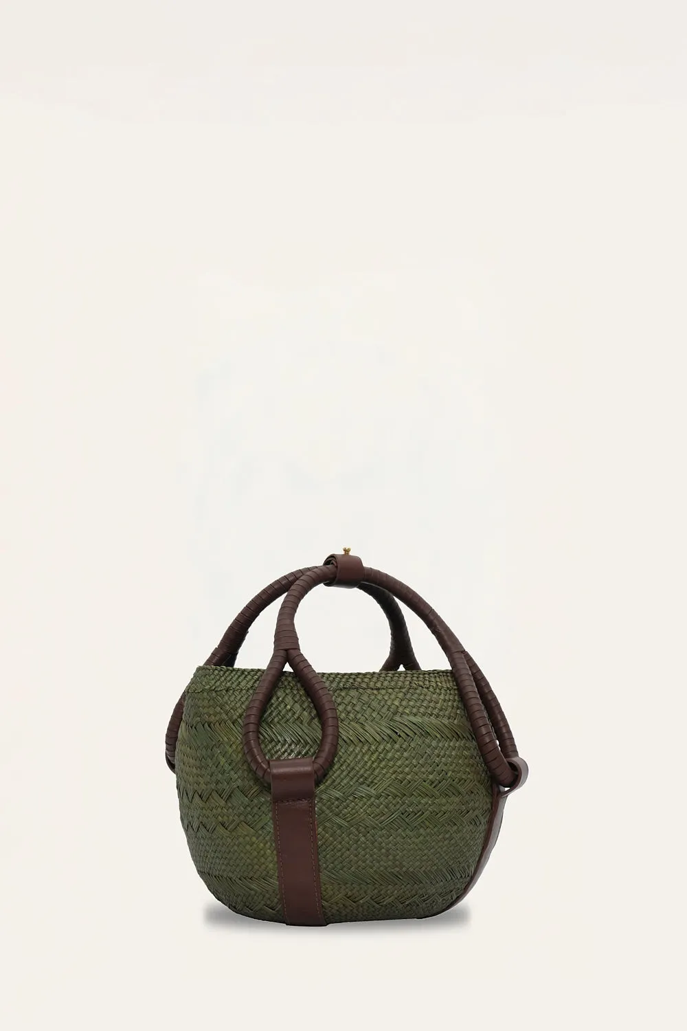 Johanna Ortiz Ballad Frontier mini tote iraca verde