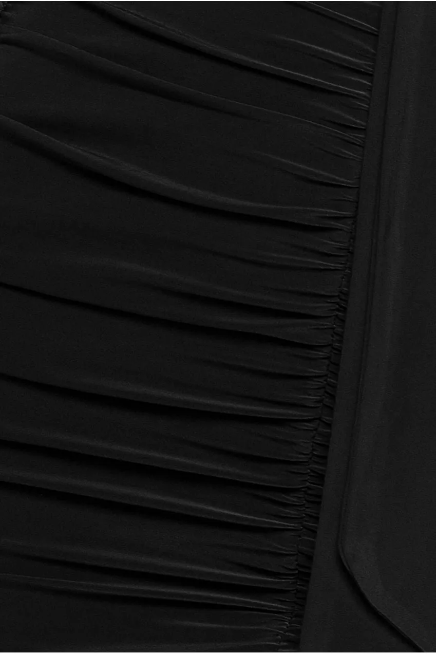 Goddiva DR3522 Cut Out abito bodycon midi nero