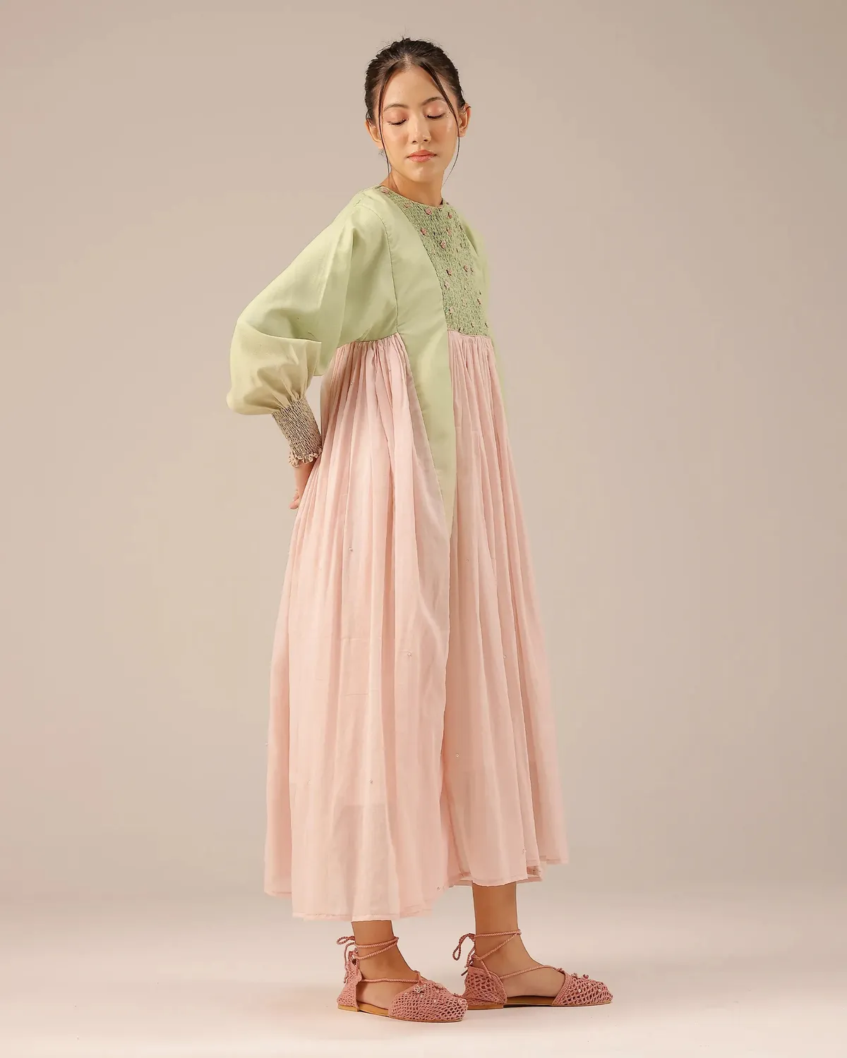Our Dve Tropical Sorbet Beach Babe abito smock 23"