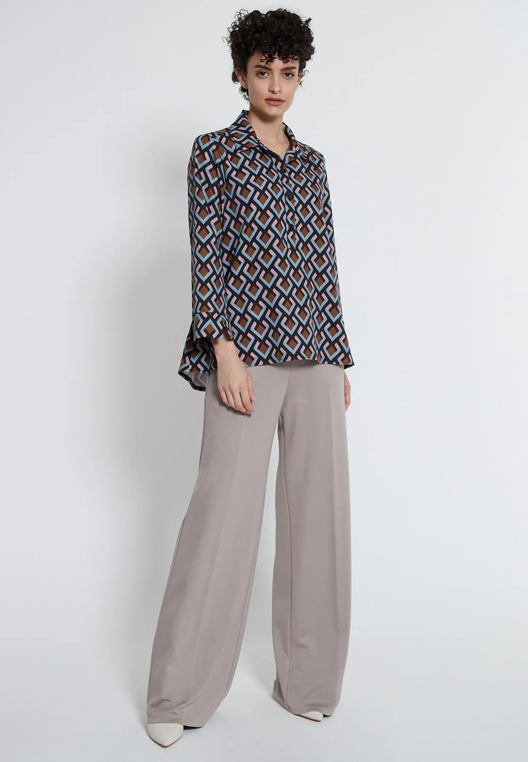 Ana Alcazar Halise blusa larga da ufficio casual