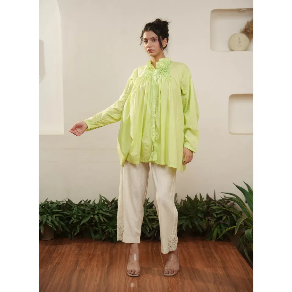 Our Dve Capsule 13 completo donna cotone verde
