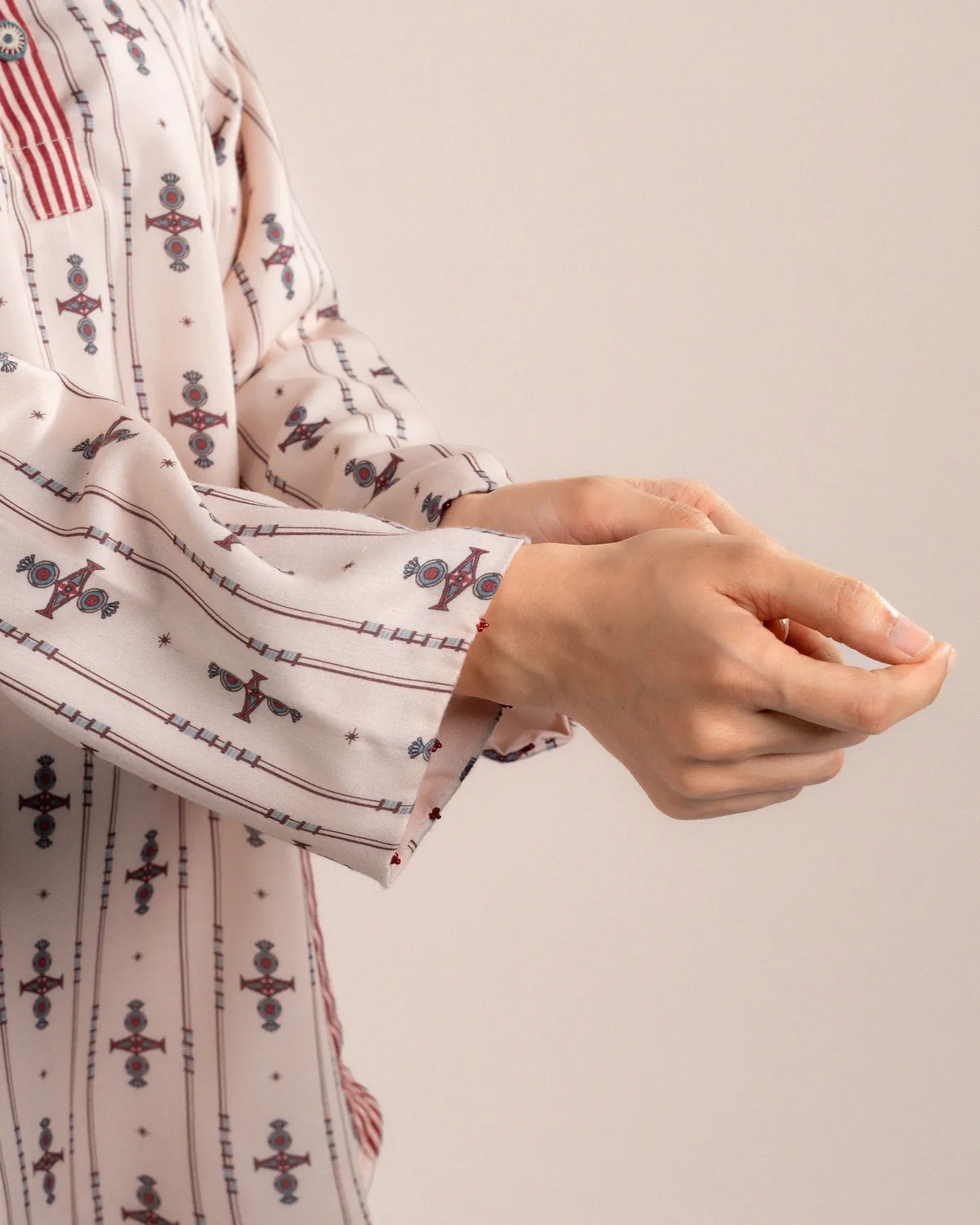 Our Dve Zuri camicia modal fantasia mistica