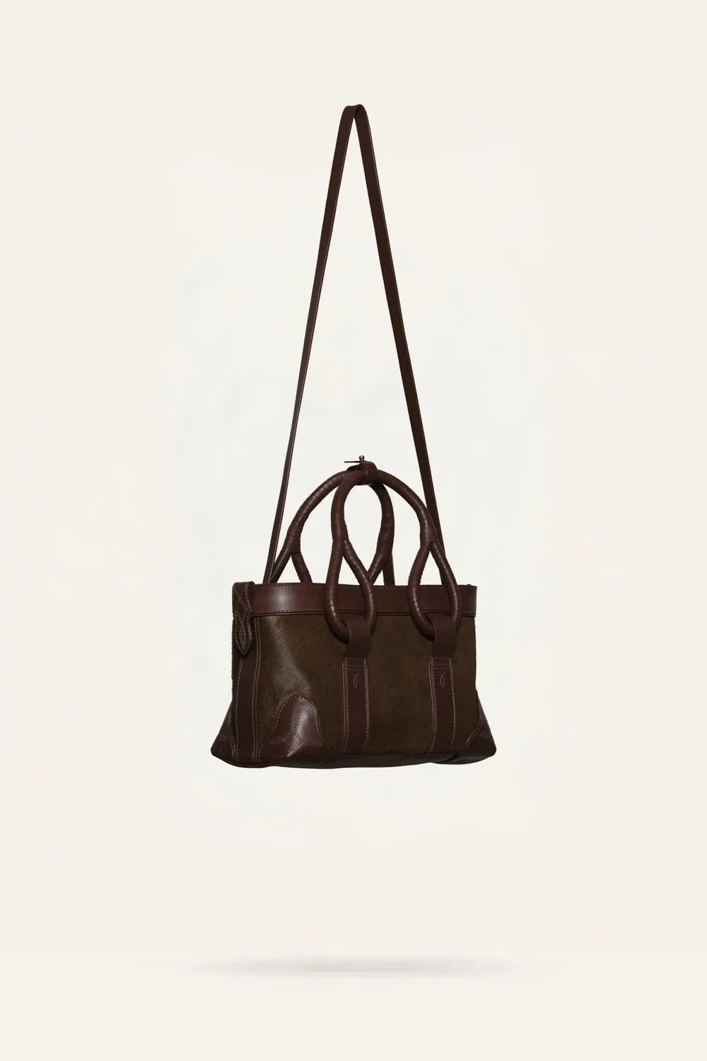 Johanna Ortiz Destiny’s Ride Mini Tote Pelle Marrone