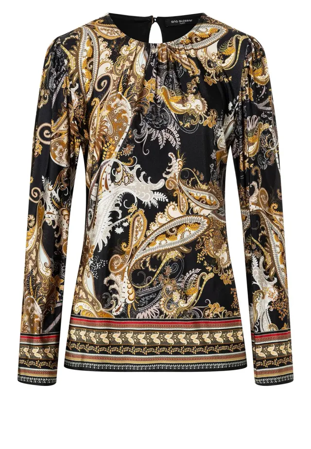 Ana Alcazar Hibika camicia fantasia paisley