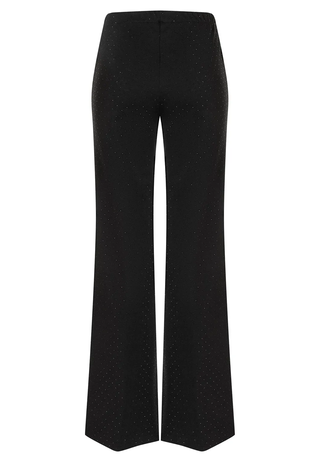 Ana Alcazar Abosa pantaloni svasati neri strass