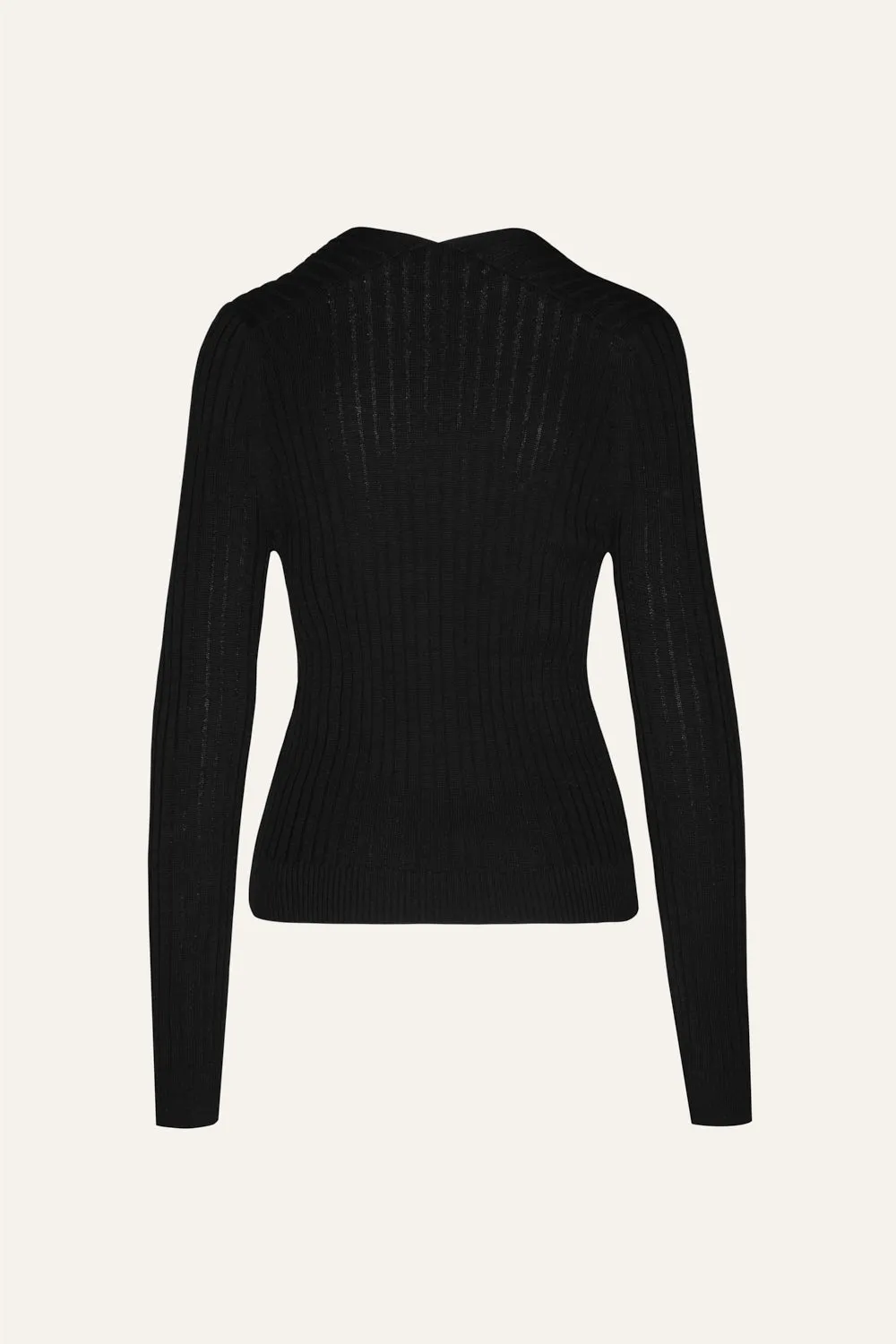 Johanna Ortiz Outback Life cardigan nero cotone pima