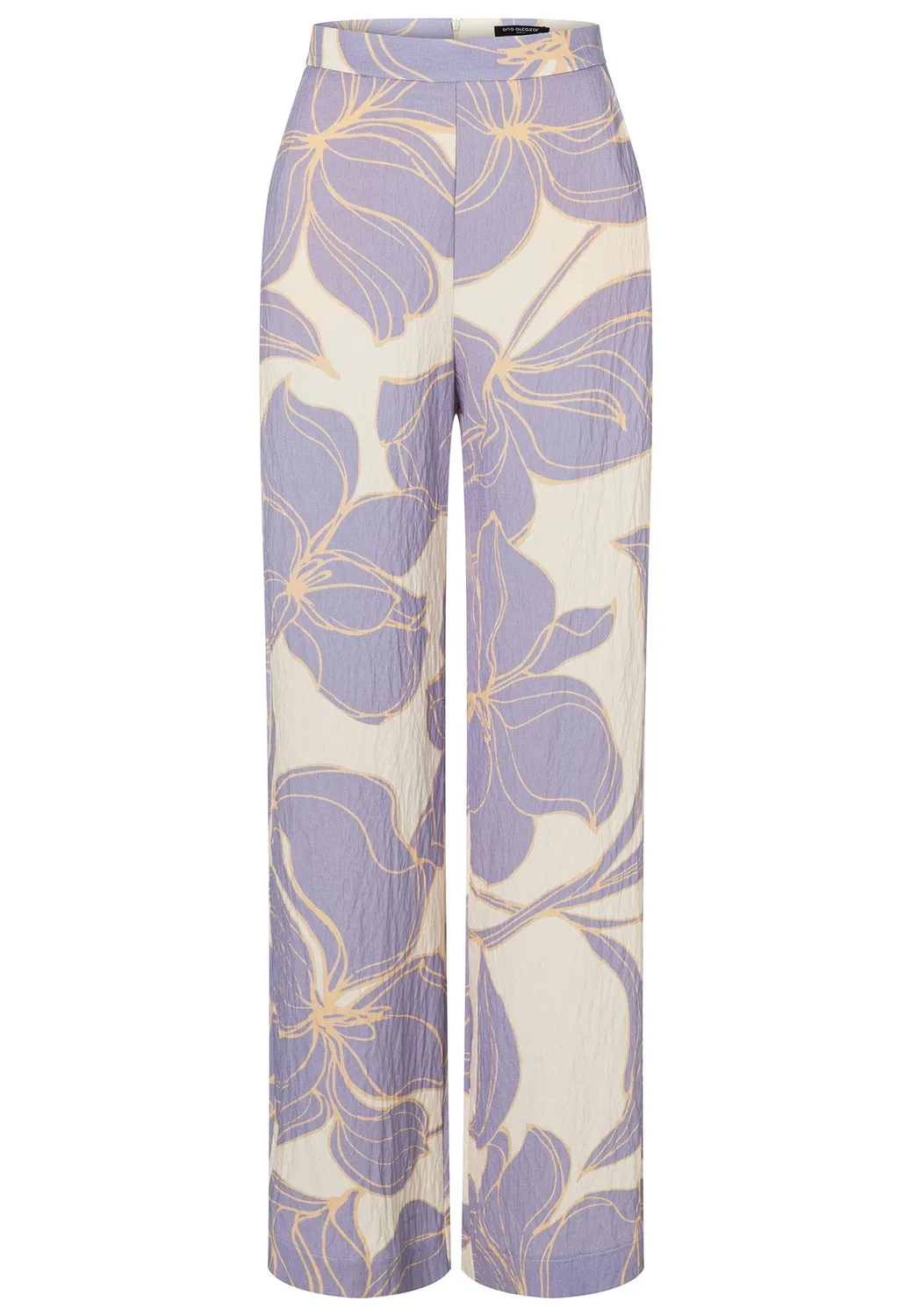 Ana Alcazar Dolla pantaloni palazzo fiori lilla