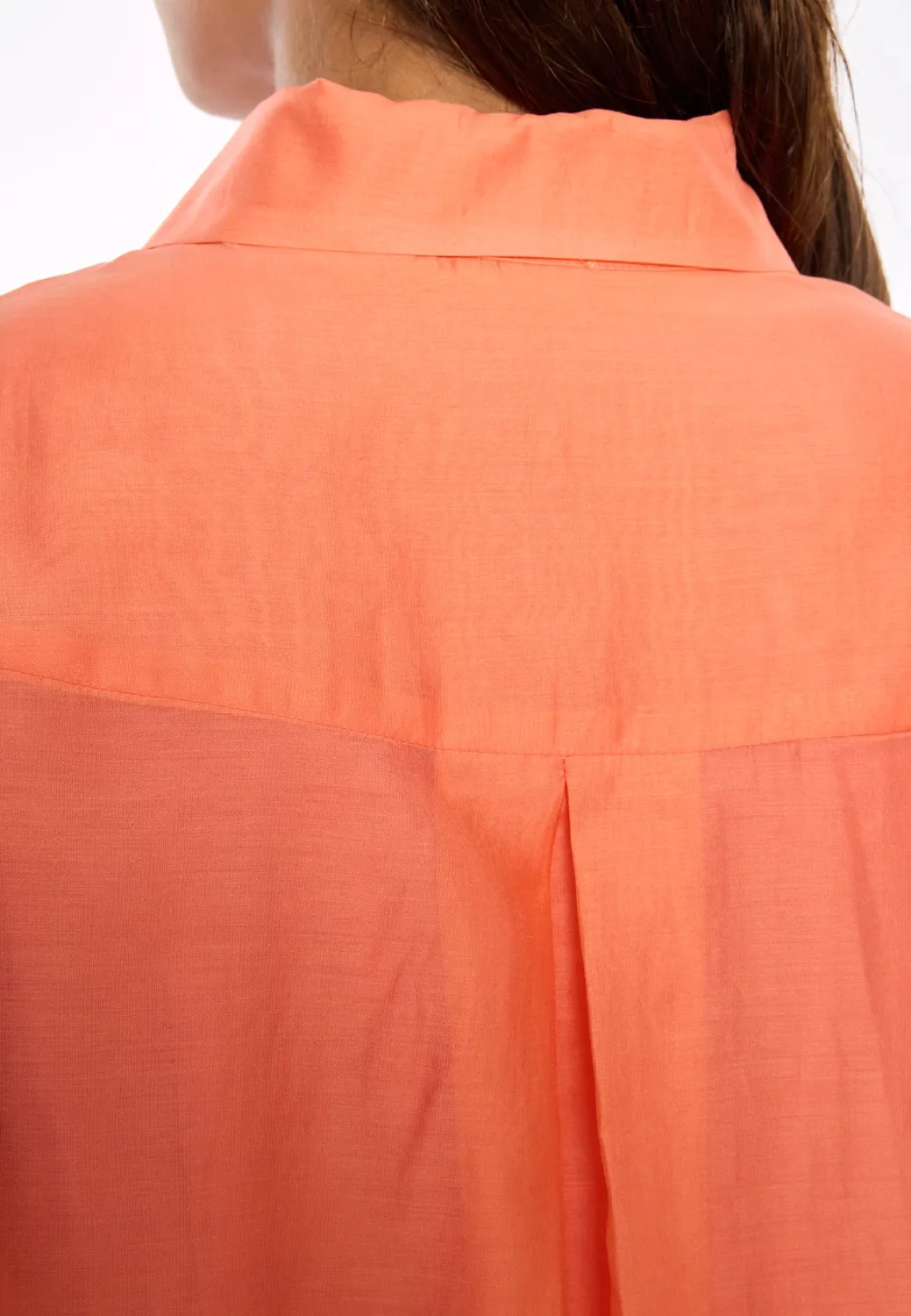 Ana Alcazar Wakia abito camicia arancione