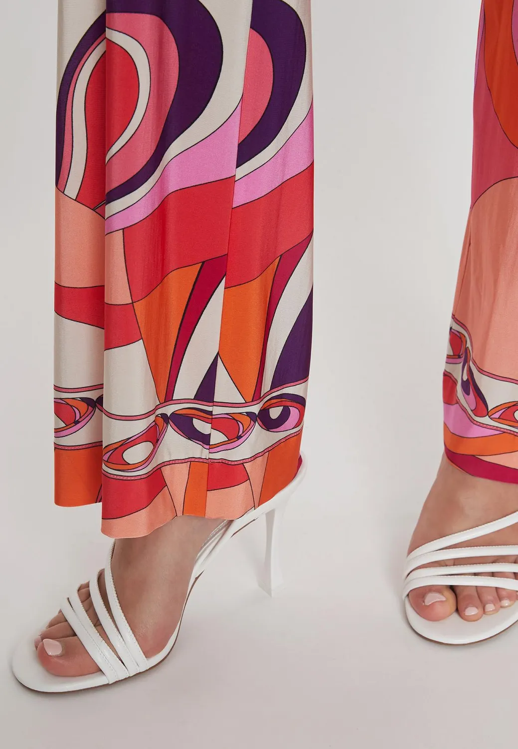 Ana Alcazar Prasia pantaloni jersey pastel retrò