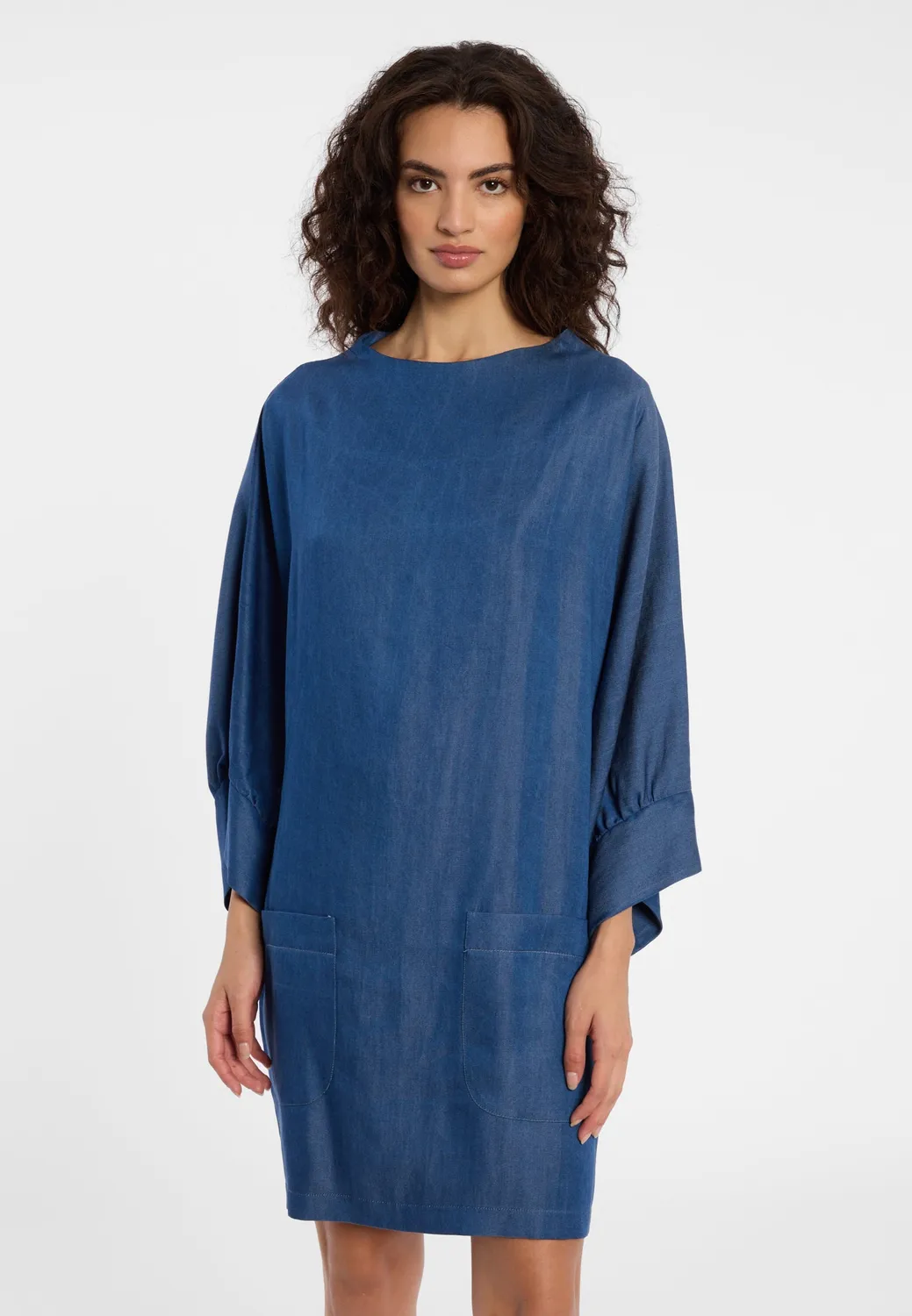 Ana Alcazar Darli abito denim corto oversize