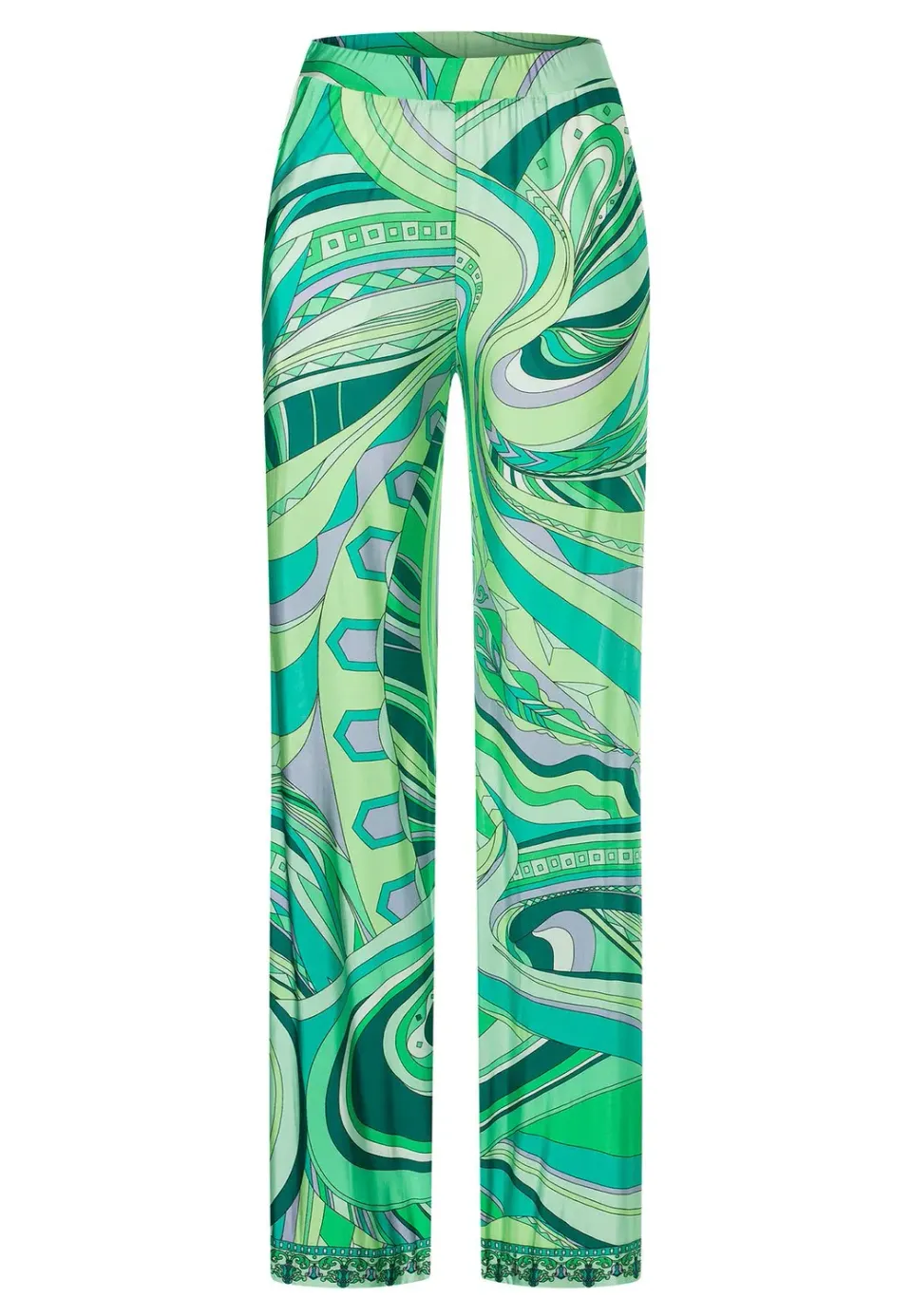 Ana Alcazar Pibara pantaloni jersey fantasia verde
