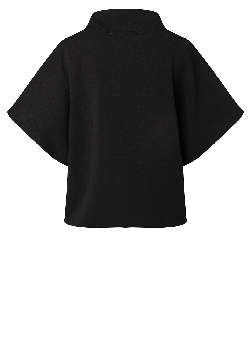 Ana Alcazar Elioramis top mantella nero collo alto