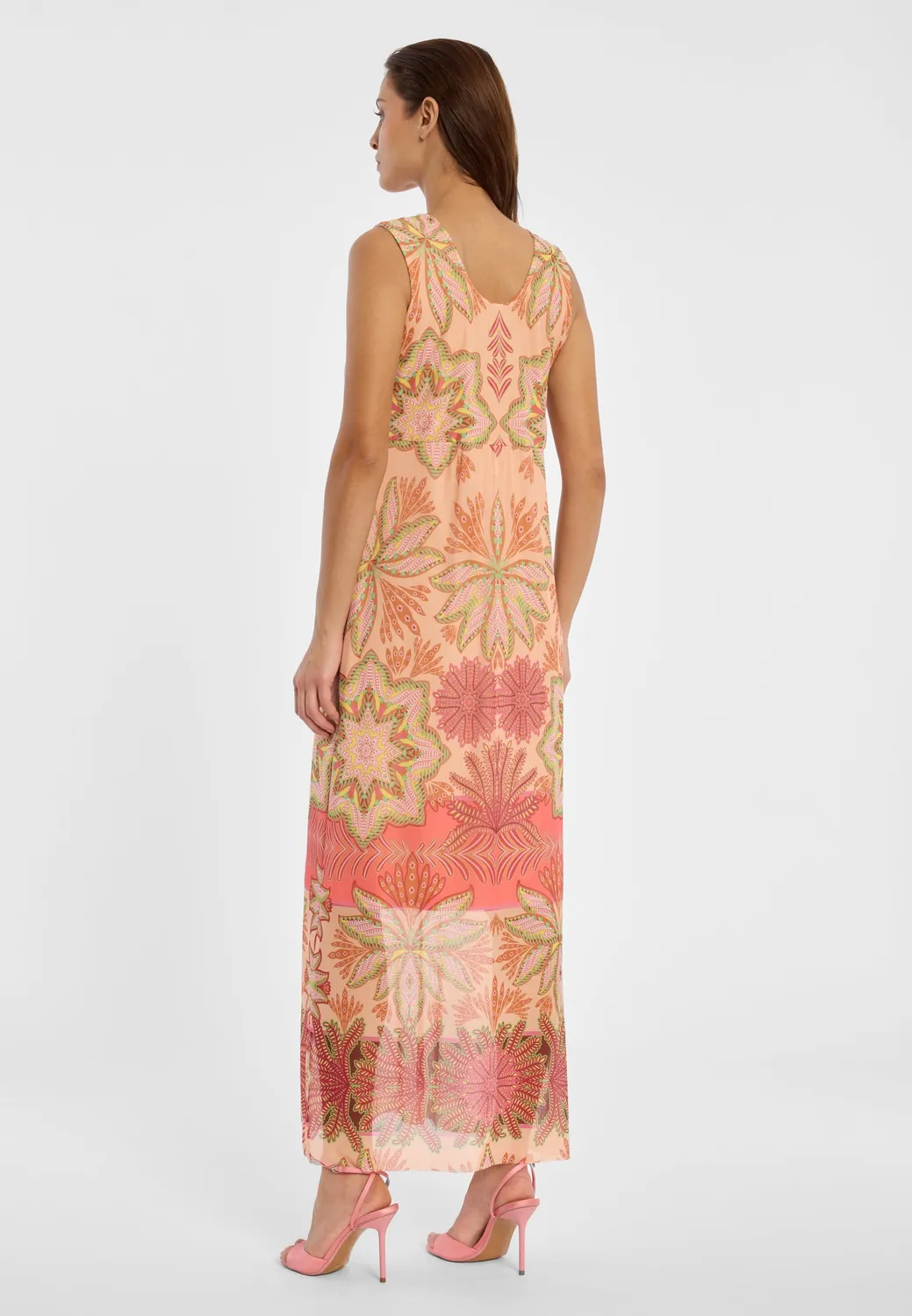 Ana Alcazar Deria maxi abito floreale paillettes
