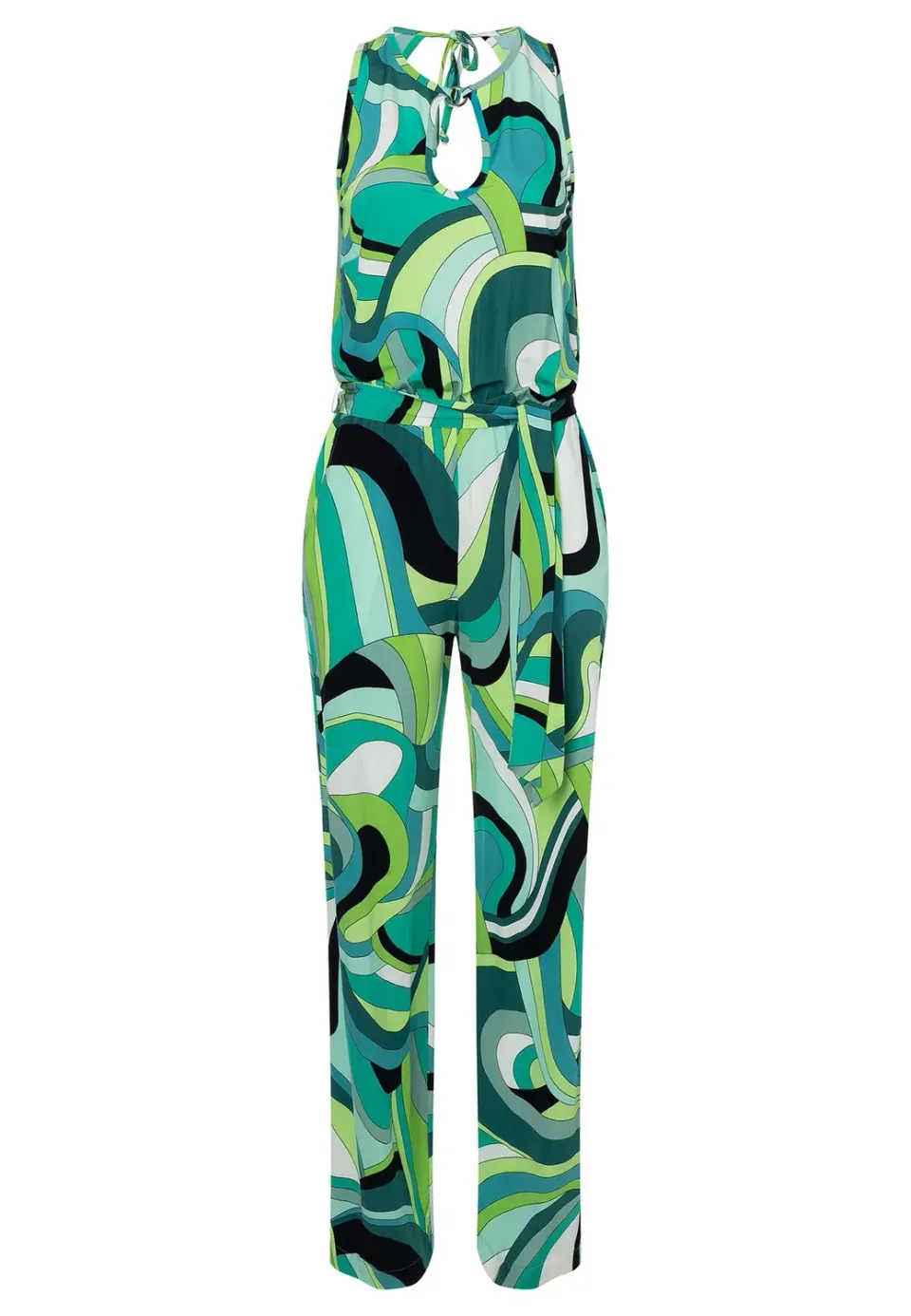 Ana Alcazar Riccy jumpsuit tuta estiva verde retro
