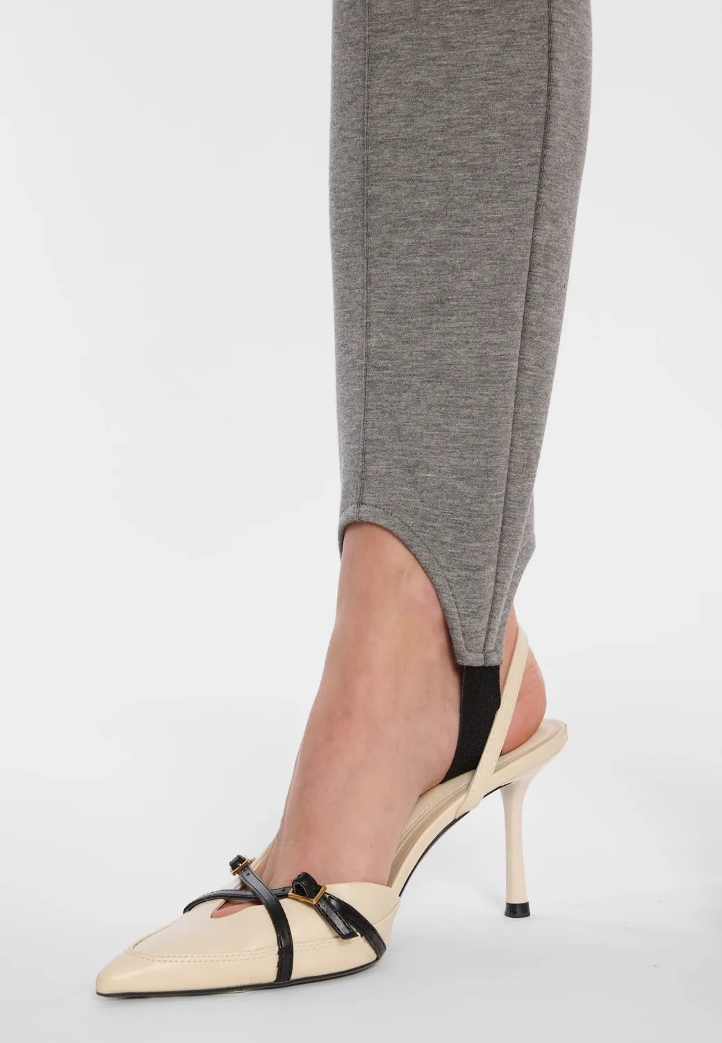 Ana Alcazar Edorya pantaloni staffa vita alta skinny