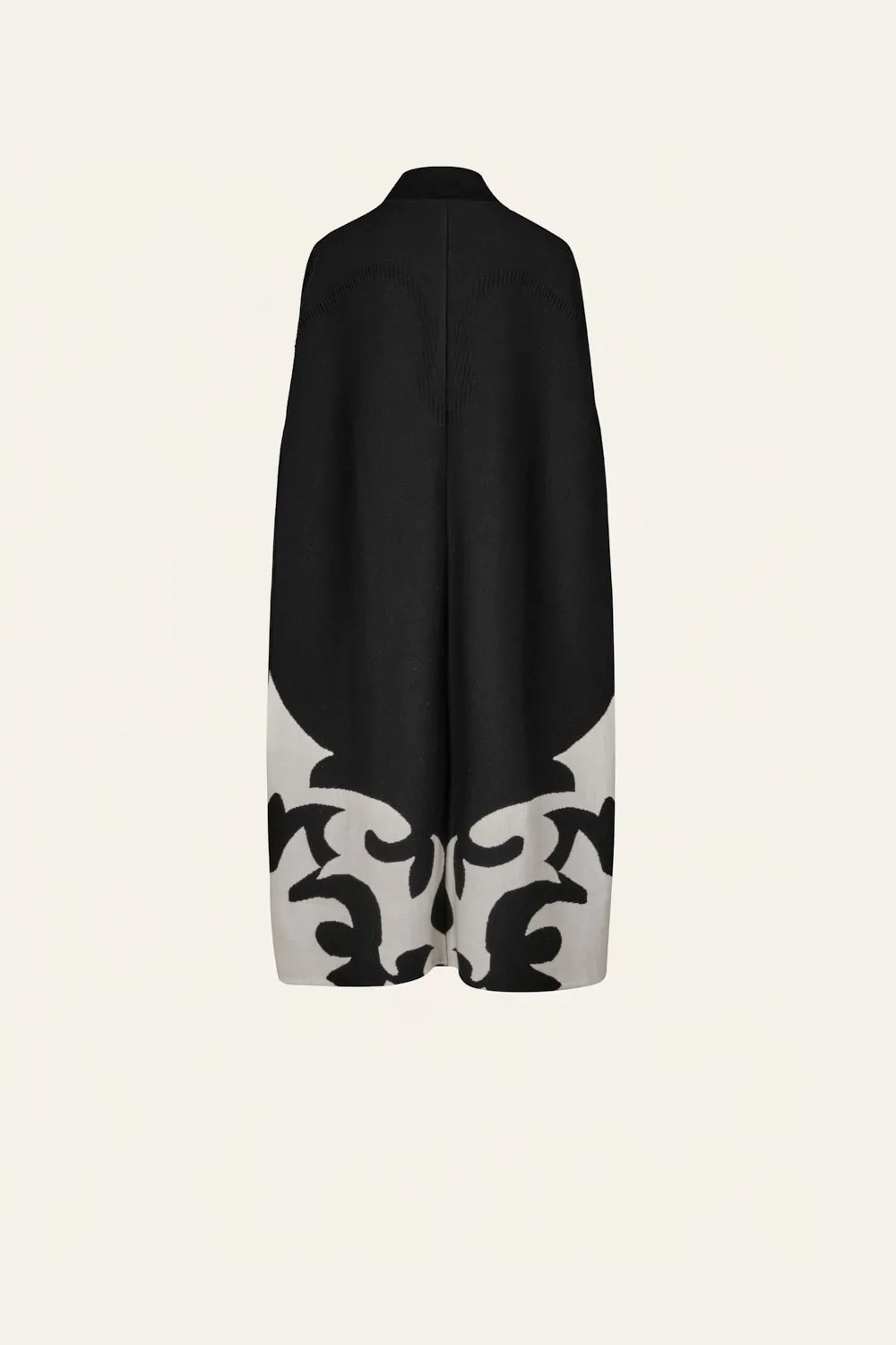Johanna Ortiz Candelaria Western Cape mantella Nero/Ecru maglia