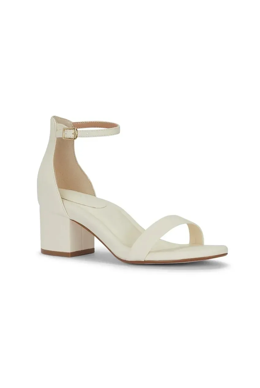 Malow London Chloe sandali con tacco nero tacco largo 5,5 cm
