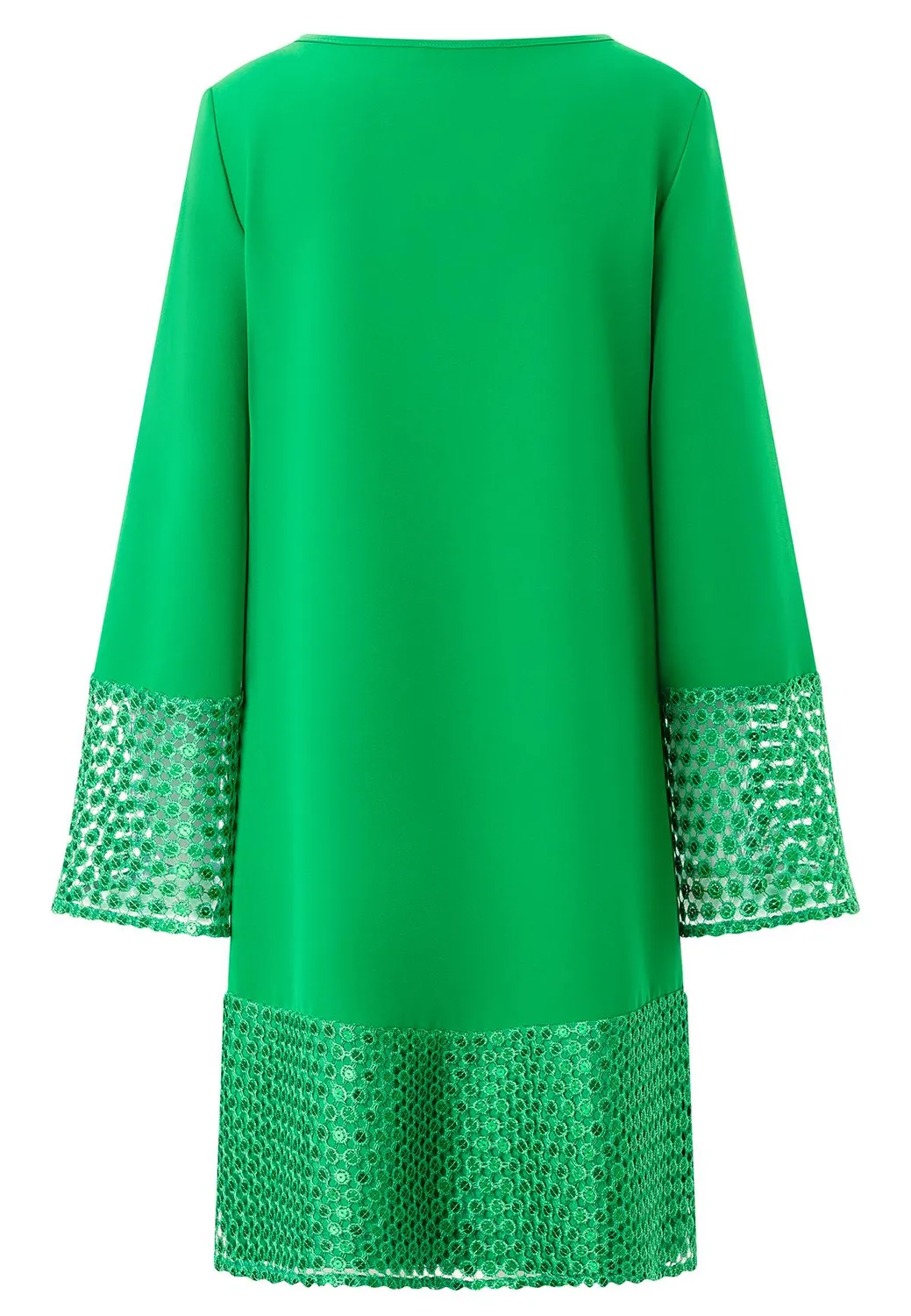 Ana Alcazar Pacyna abito cocktail verde maniche lunghe