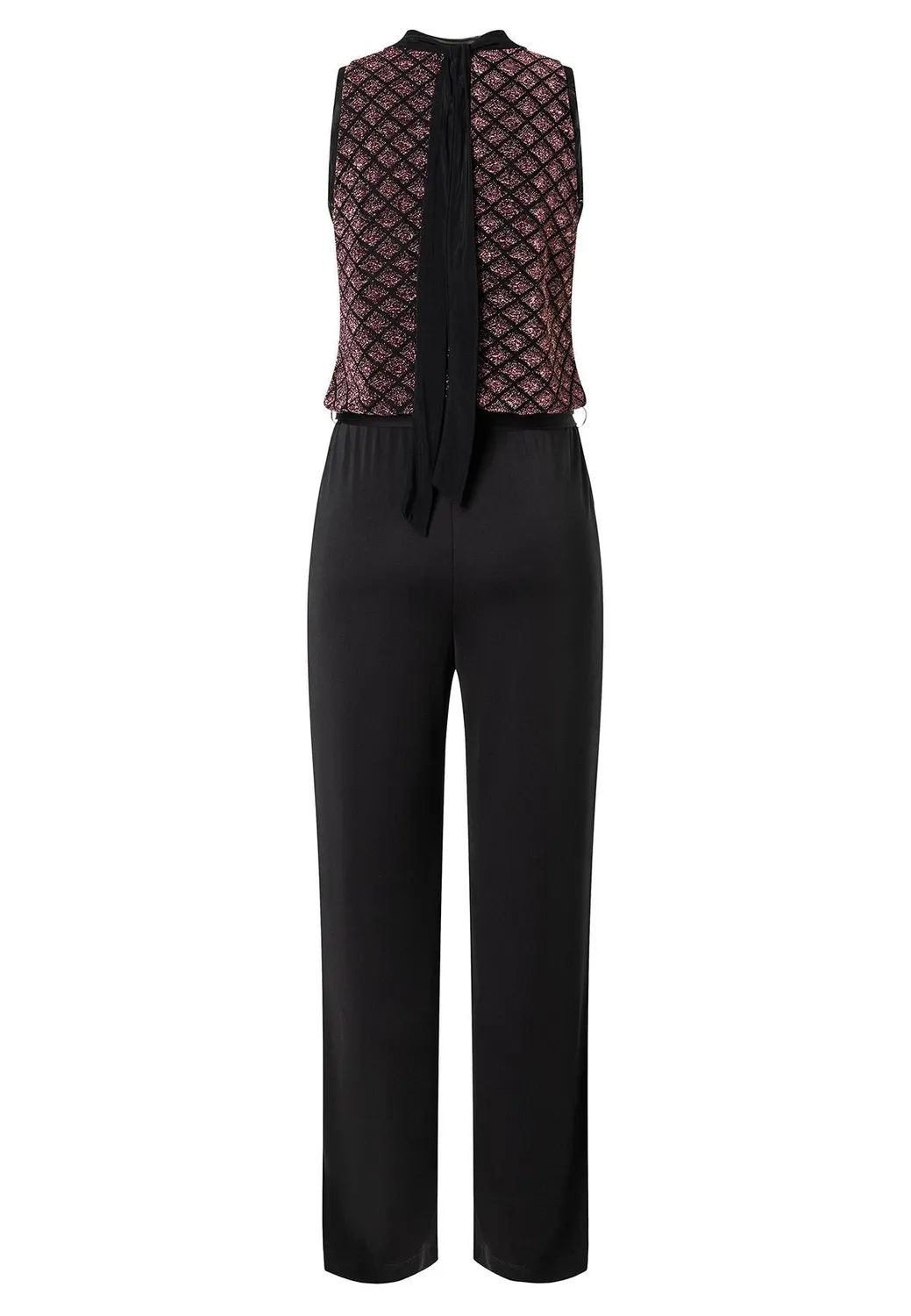 Ana Alcazar Ably tuta bordeaux lurex
