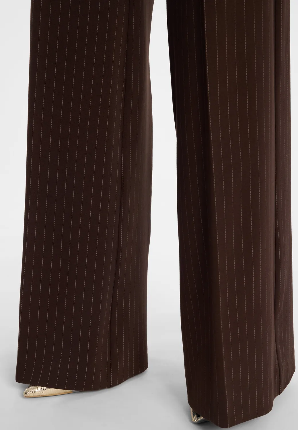 Ana Alcazar Marlene Eweltis pantaloni palazzo gessati