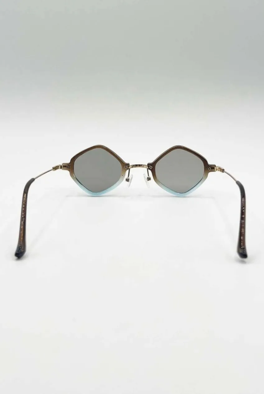 SVNX SG2501101 occhiali da sole marrone blu
