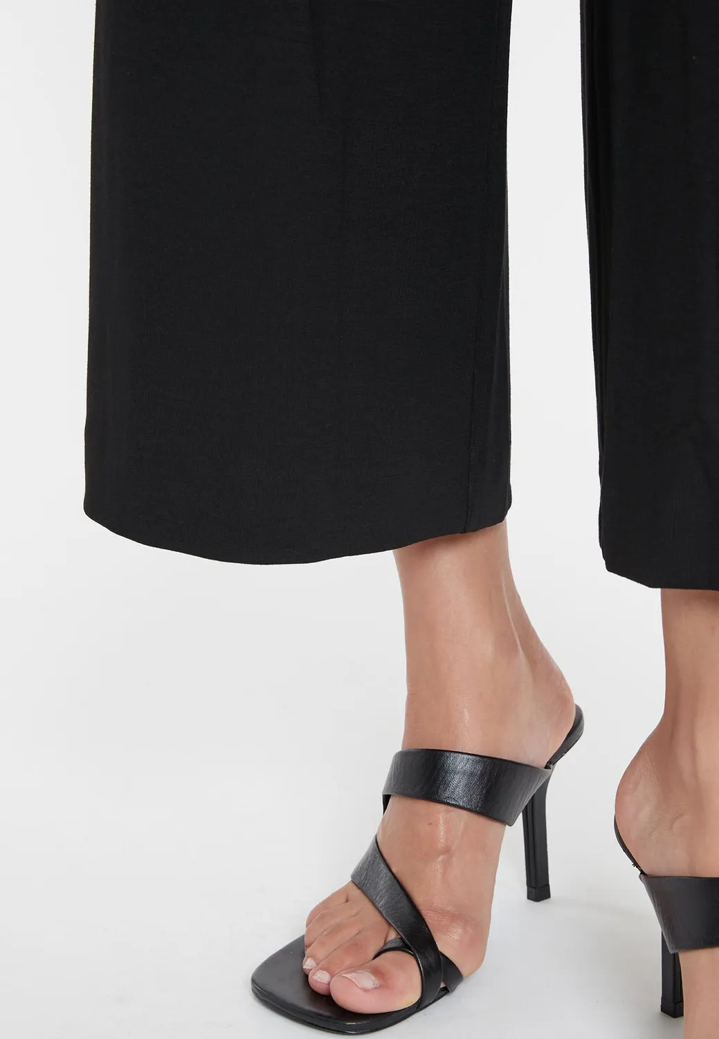 Ana Alcazar Sistea culotte jersey nero tasche
