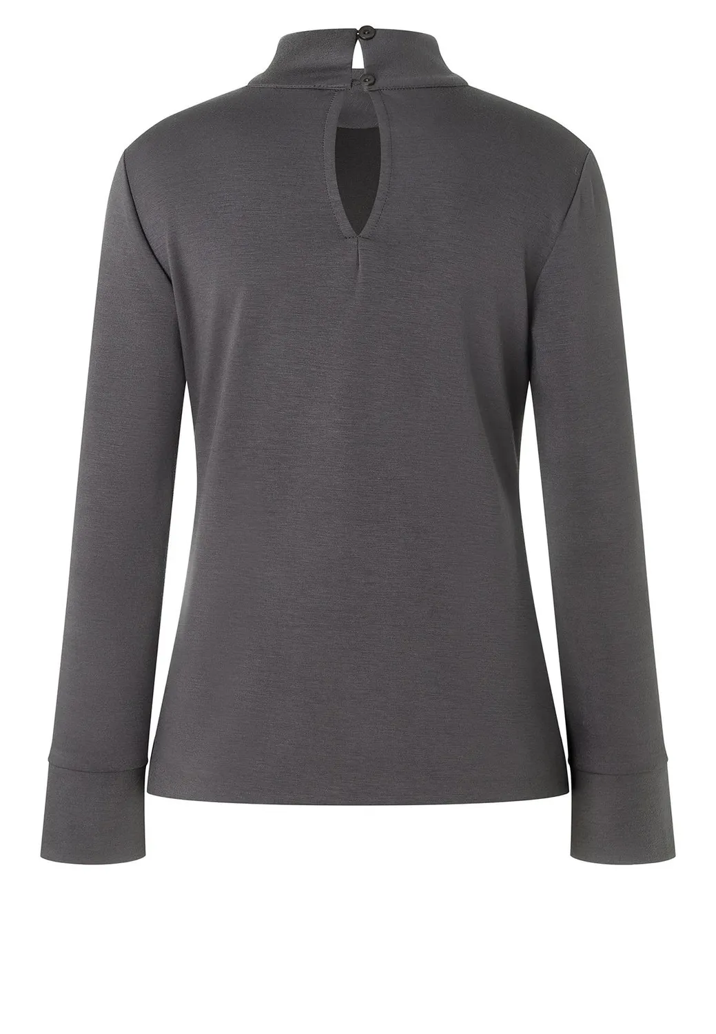 Ana Alcazar Meoly maglia grigia dolcevita occhielli