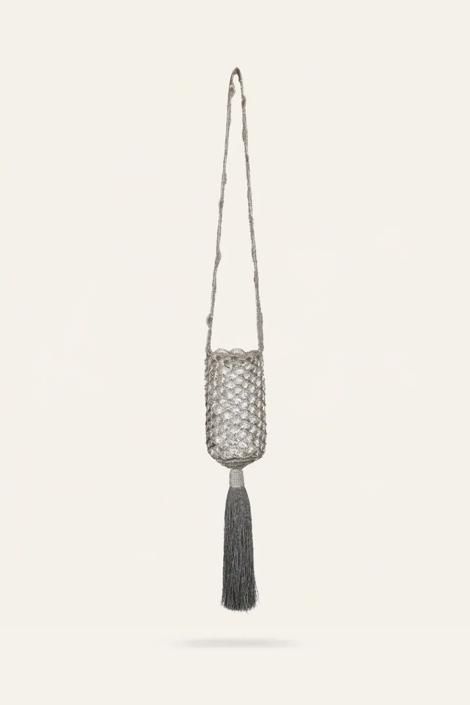 Johanna Ortiz Fate's Bouquet Mochila borsa rame argento