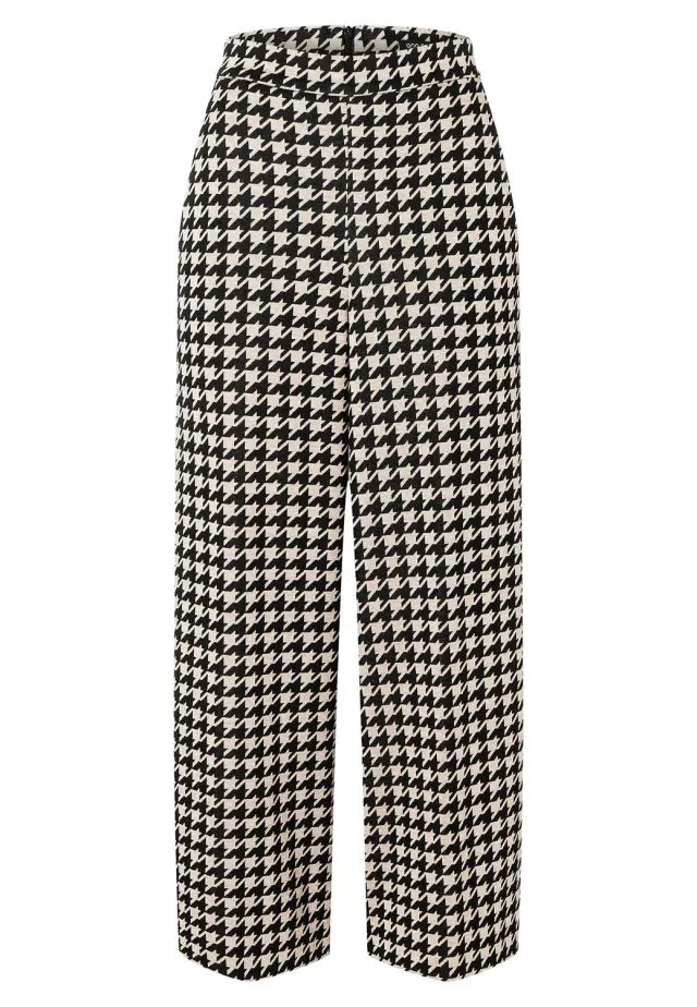 Ana Alcazar Mibora pantaloni culotte pied-de-poule