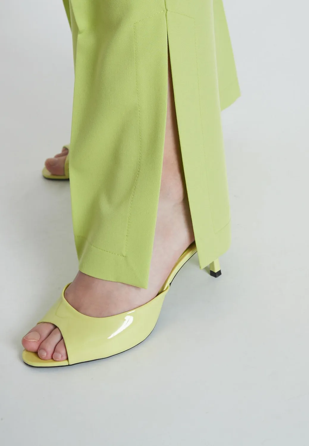 Ana Alcazar Ribora pantaloni estivi verde lime