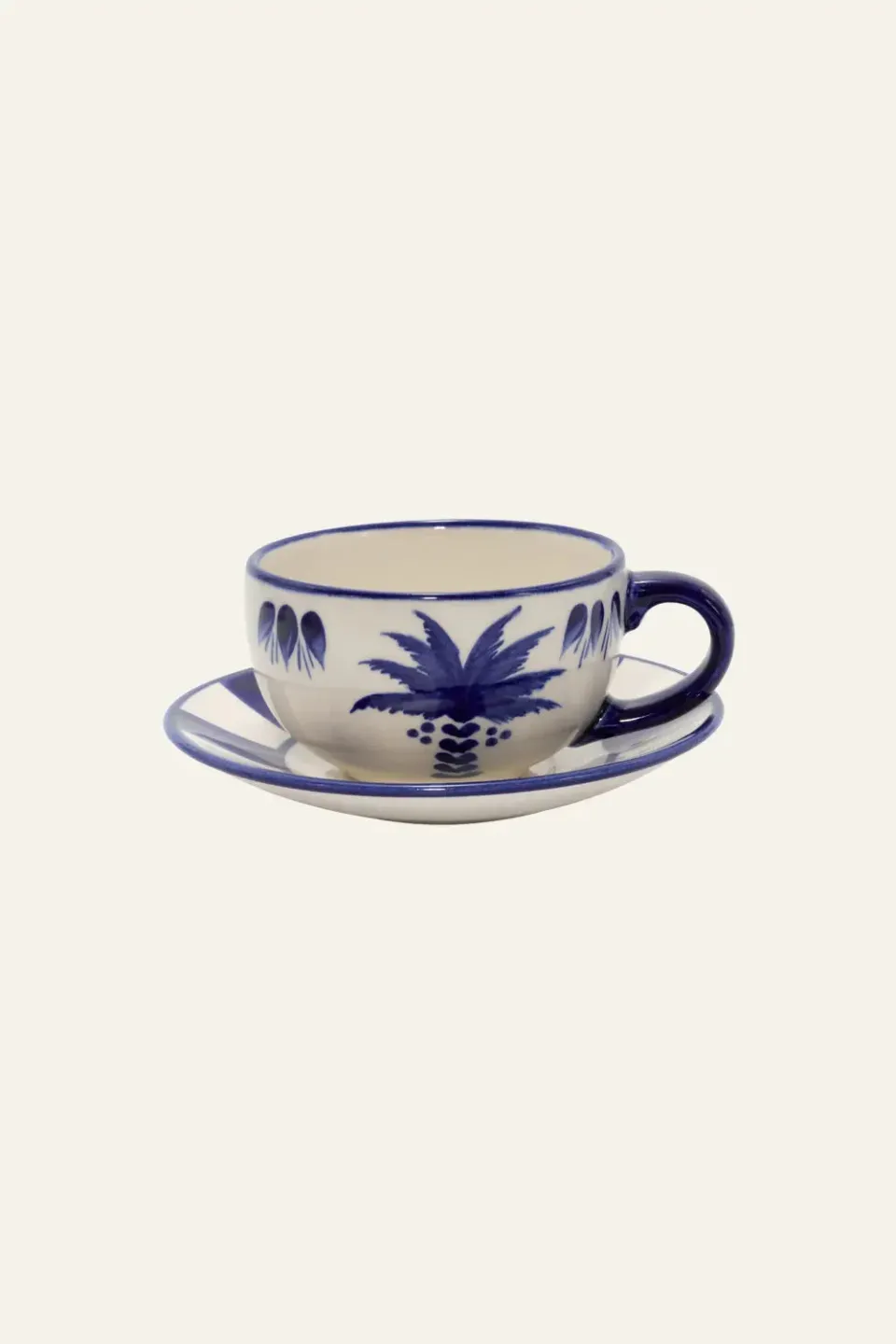 Johanna Ortiz Katios set tazzine caffè 2 pezzi blu navy