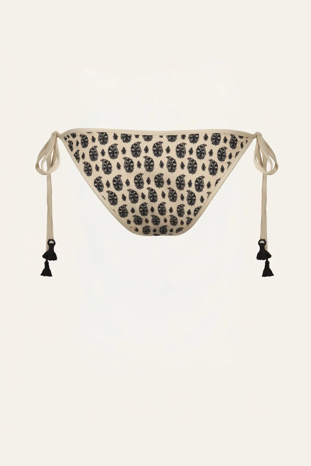 Johanna Ortiz Sagrado slip bikini lacci ecru lycra