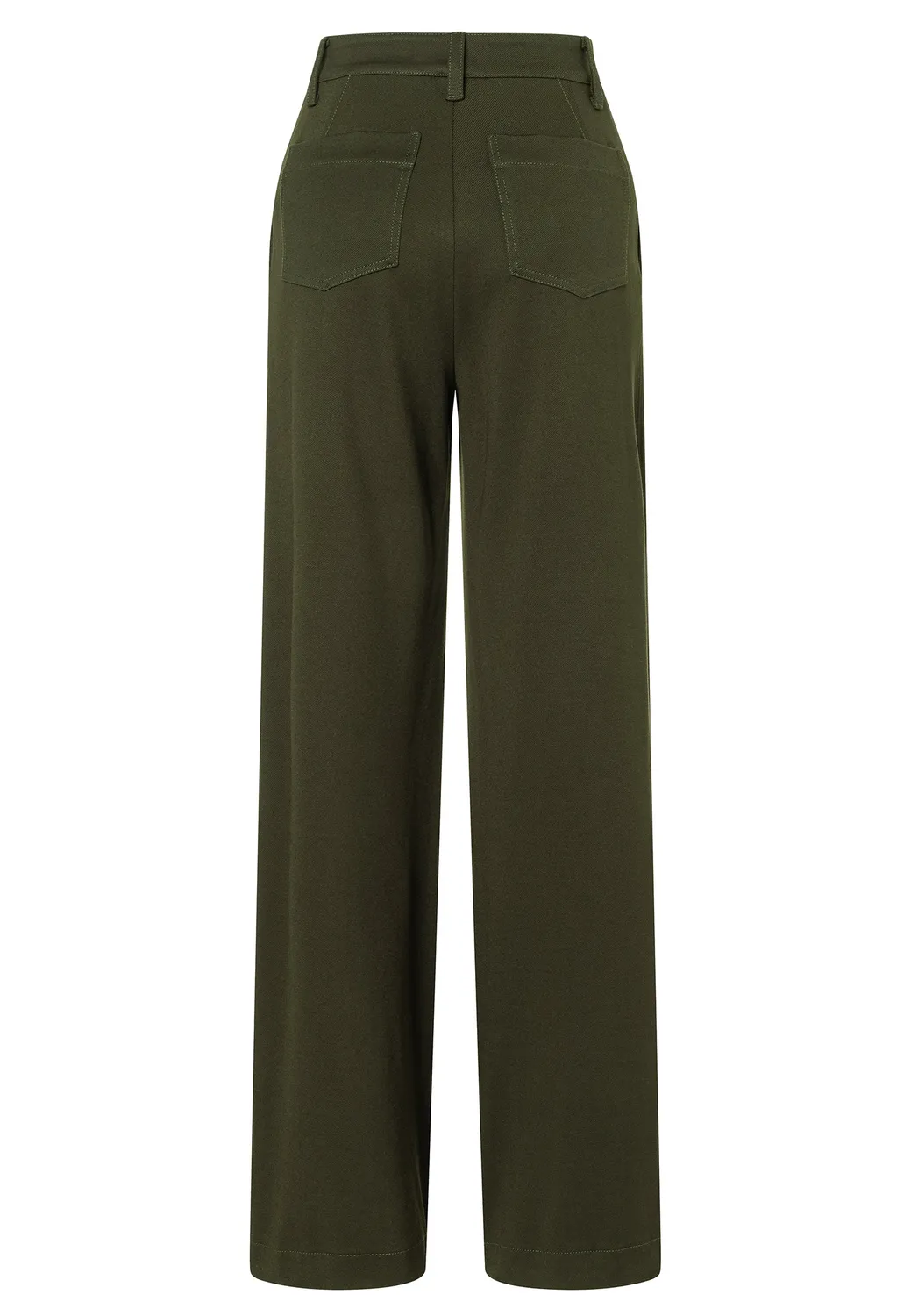 Ana Alcazar Elisa pantaloni wide leg taglie 34-44 kaki marina