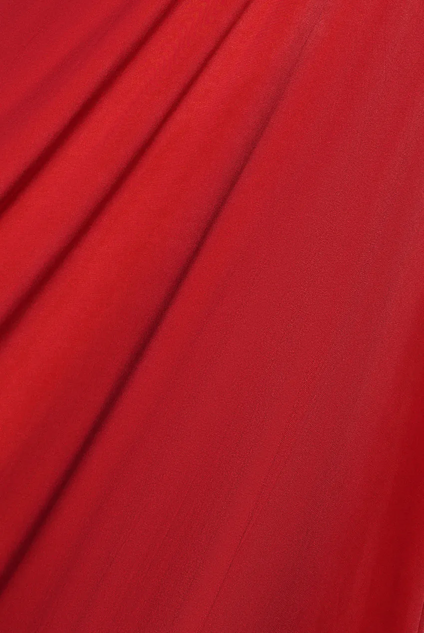 Goddiva Multiway abito lungo rosso scollato