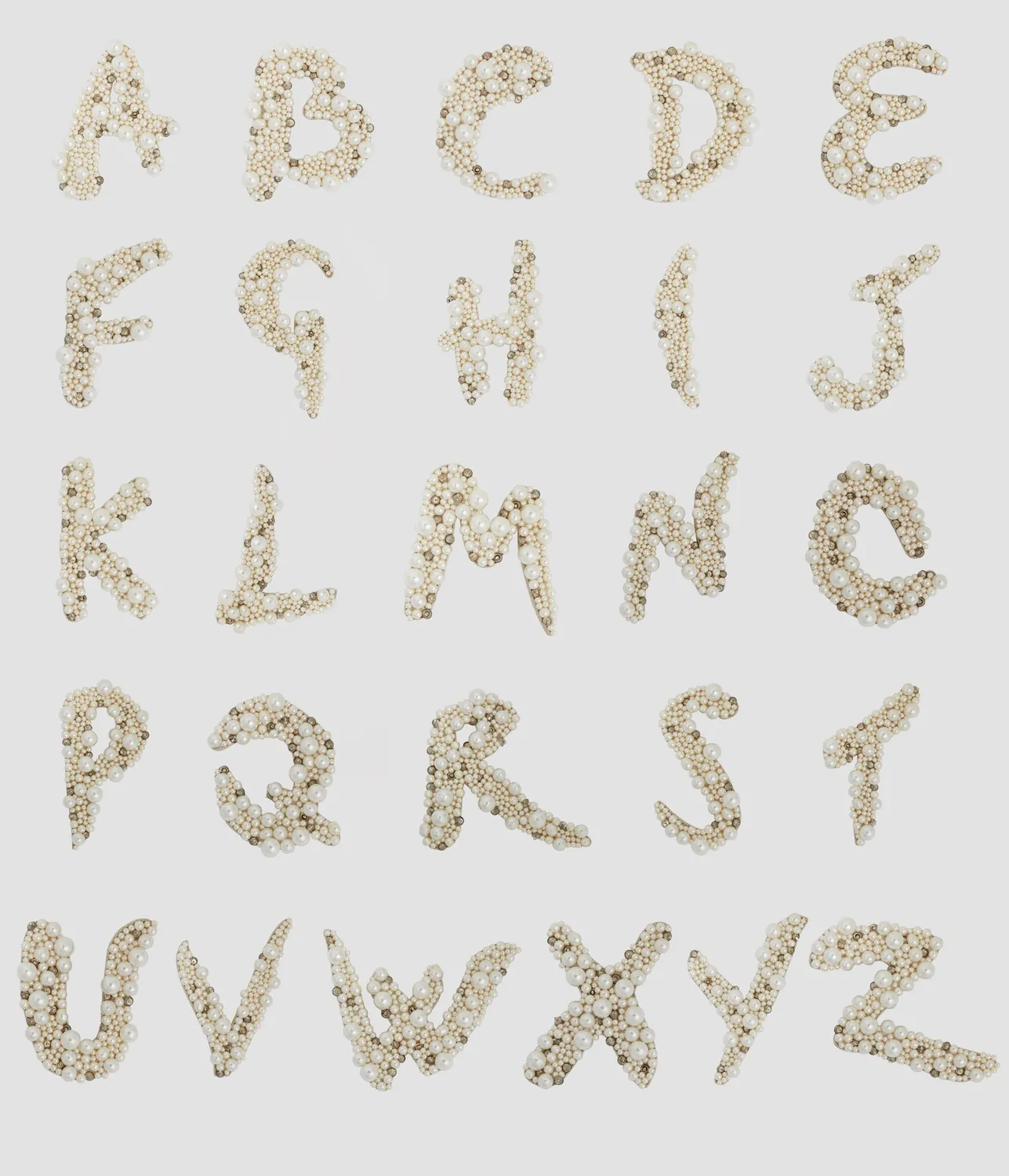 Erdem Pearl Alphabet K spilla perle