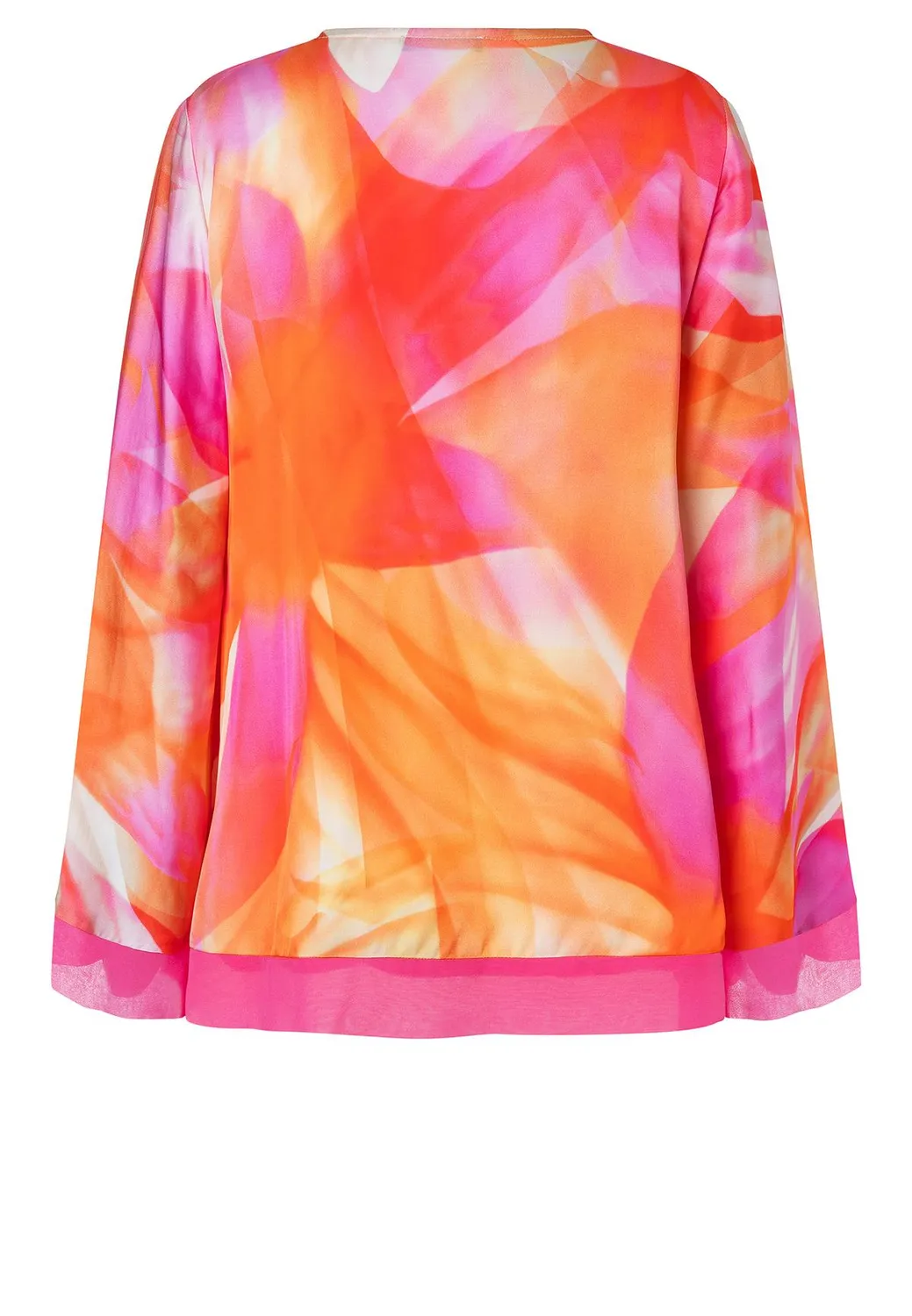 Ana Alcazar Zawera blusa satin floreale maniche ampie
