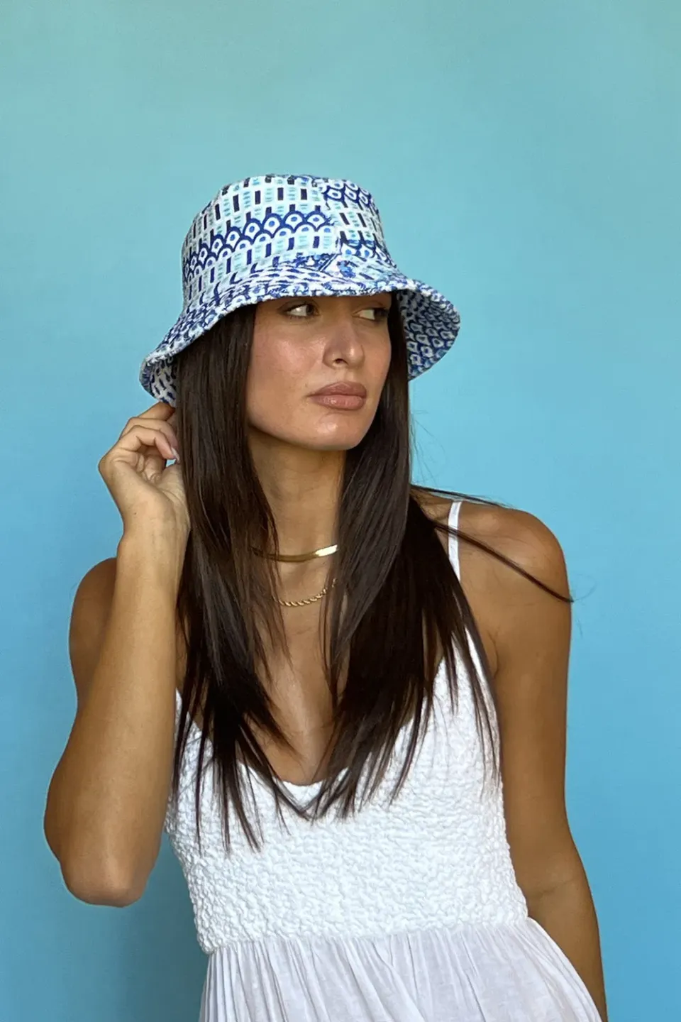 Antica Sartoria Marino DW026 cappello blu poliestere