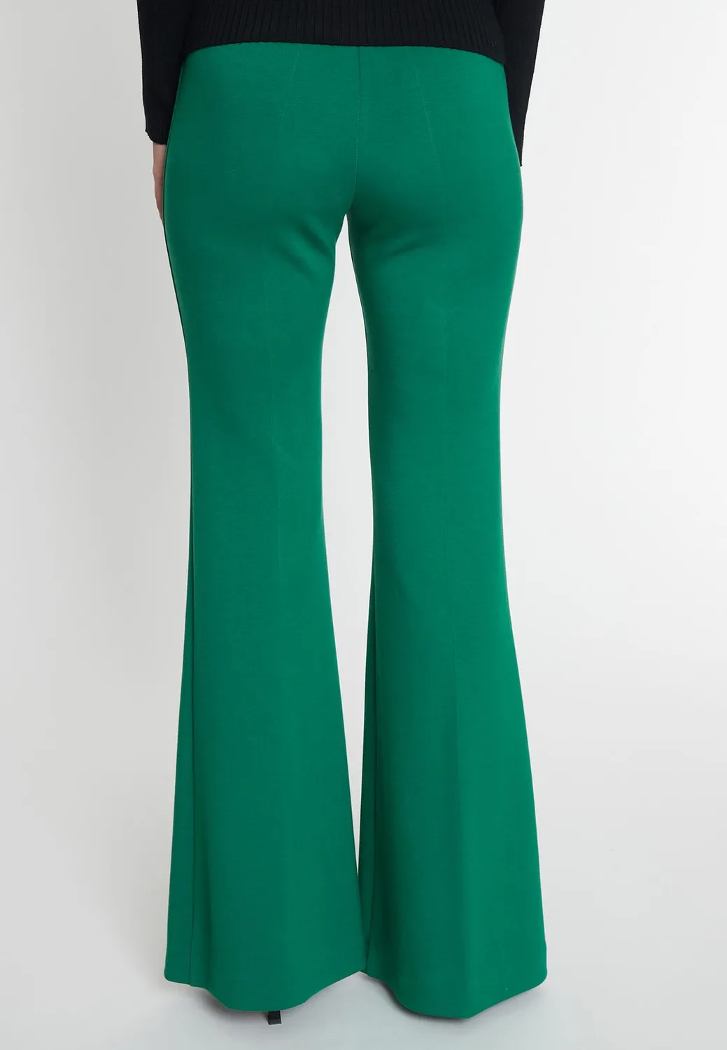Ana Alcazar Memona pantaloni zampa verdi