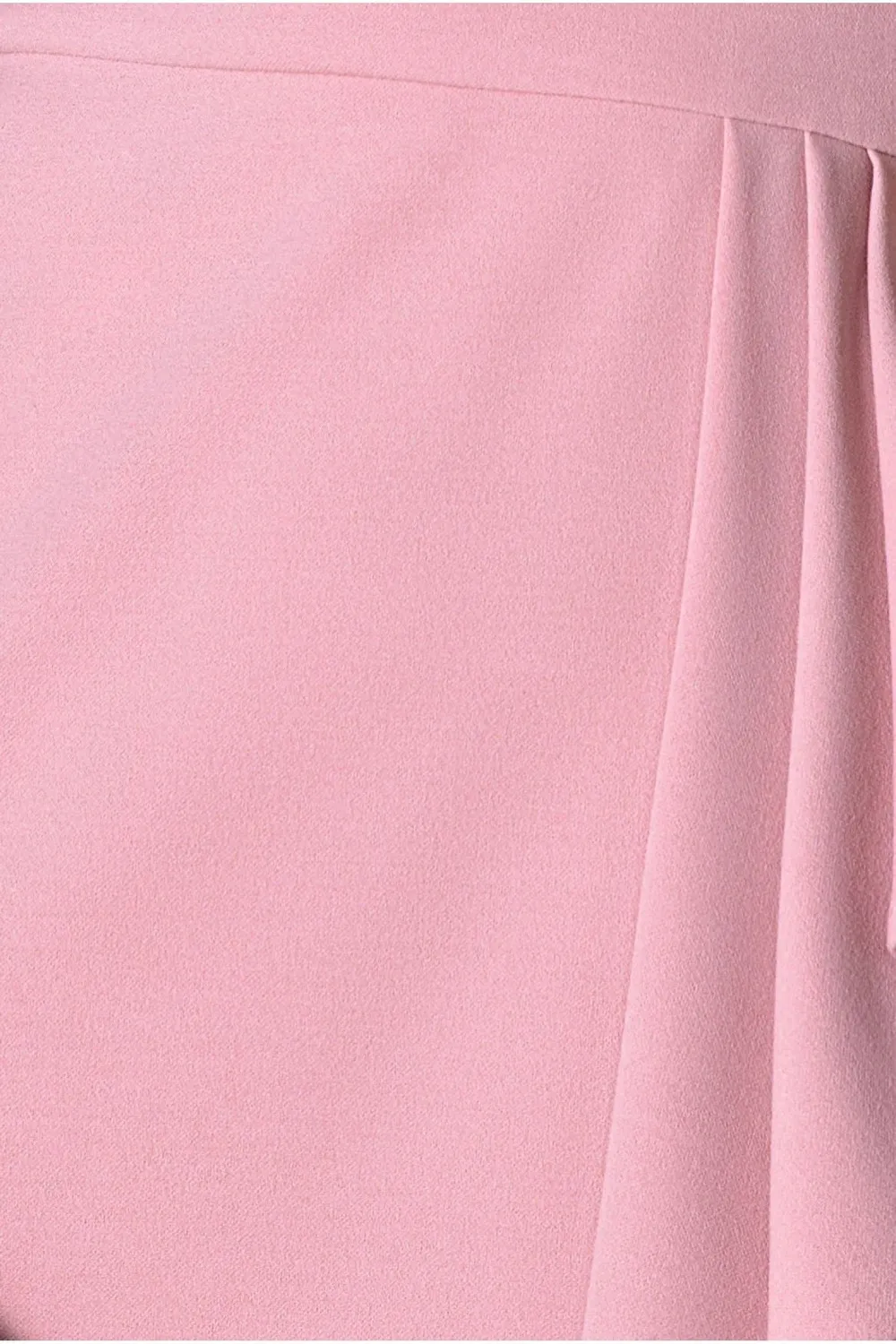 Goddiva Waterfall abito midi blush monospalla