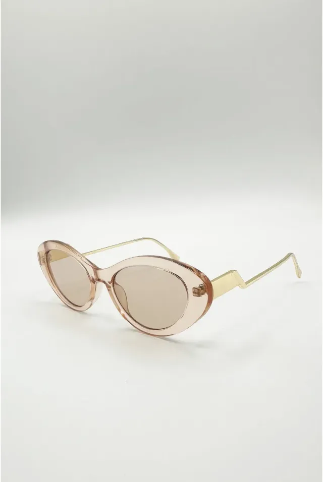 SVNX Cat Eye occhiali da sole champagne UV400