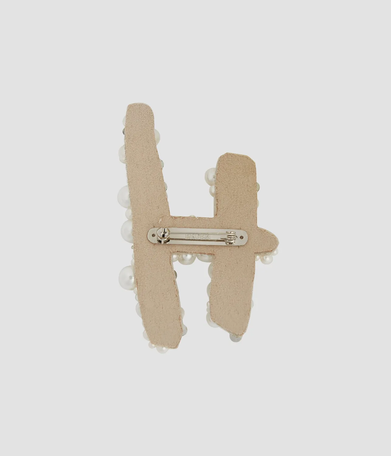 Erdem Pearl Alphabet Brooch H spilla perle lettera H