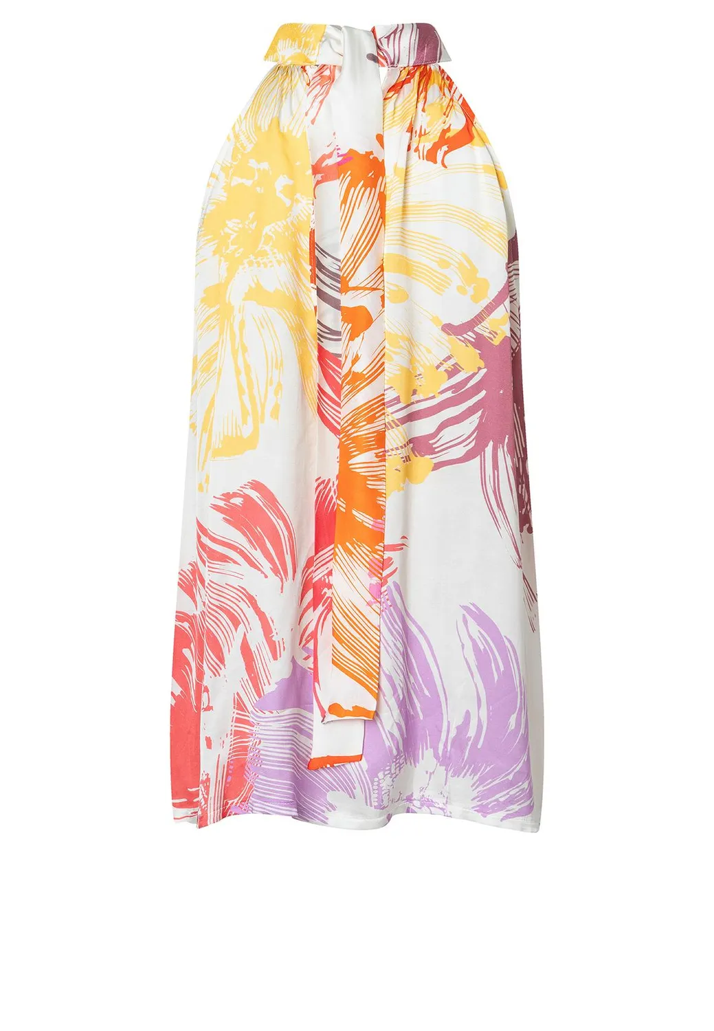 Ana Alcazar Webora top floreale scollo halter