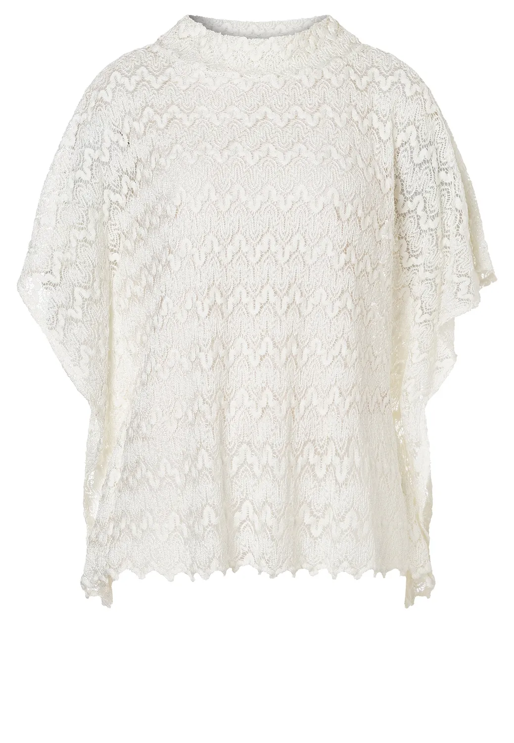 Ana Alcazar Duine top in maglia bianco elegante