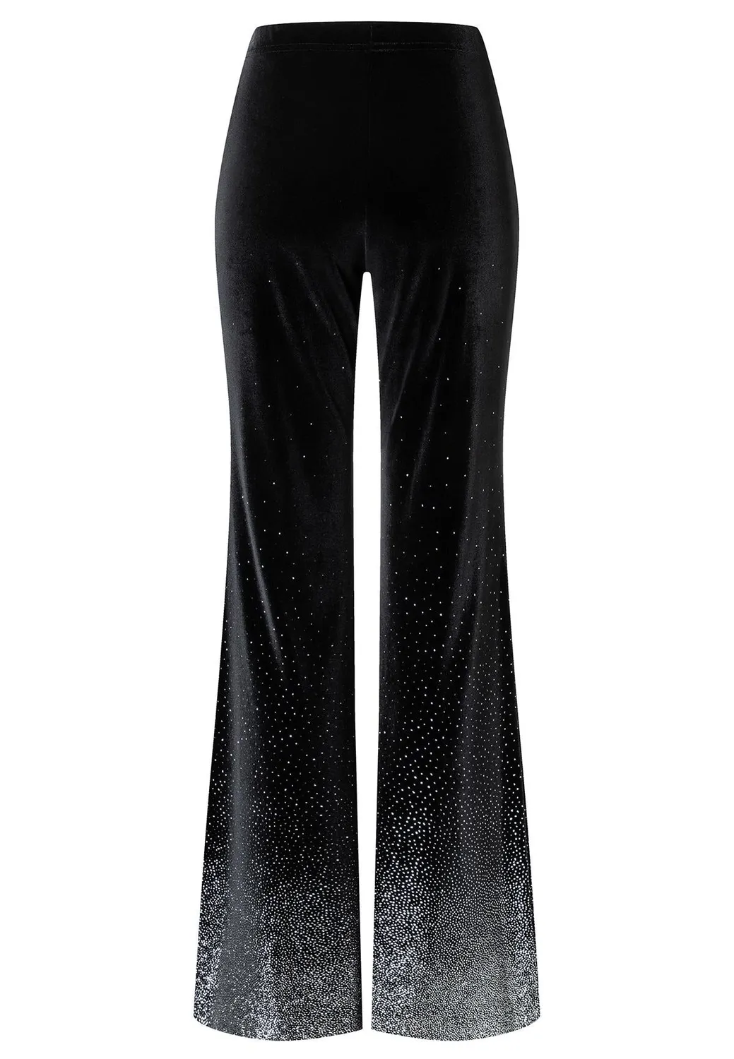 Ana Alcazar Tahila pantaloni velluto svasati glitter