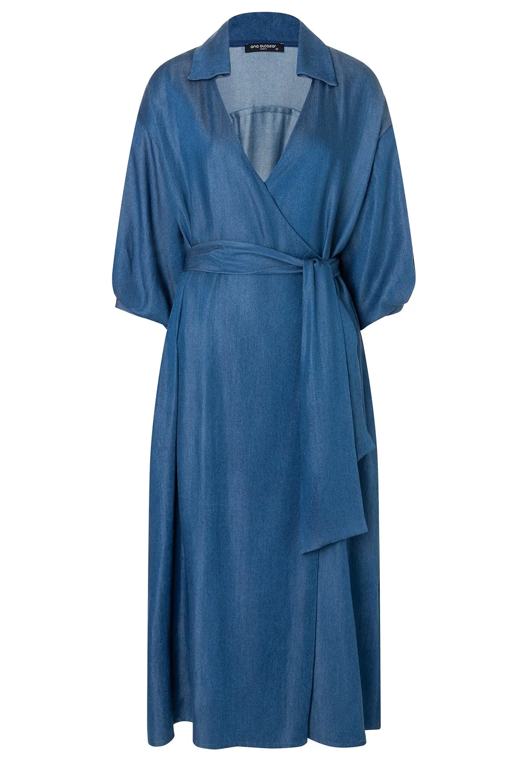 Ana Alcazar Darla abito camicia denim midi