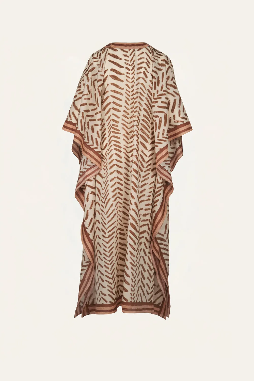 Johanna Ortiz Secret Sun Tunica midi cotone scollo V