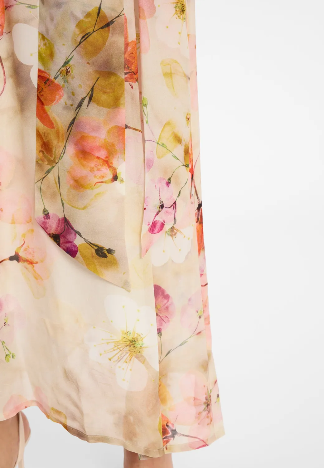 Ana Alcazar Deiza Abito halterneck maxi fiori