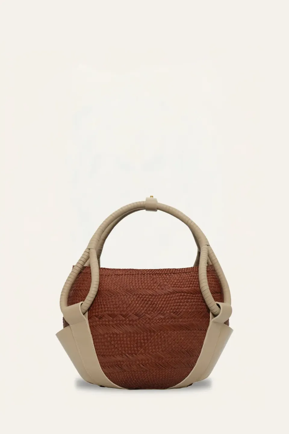 Johanna Ortiz Ballad Frontier tote paglia ruggine